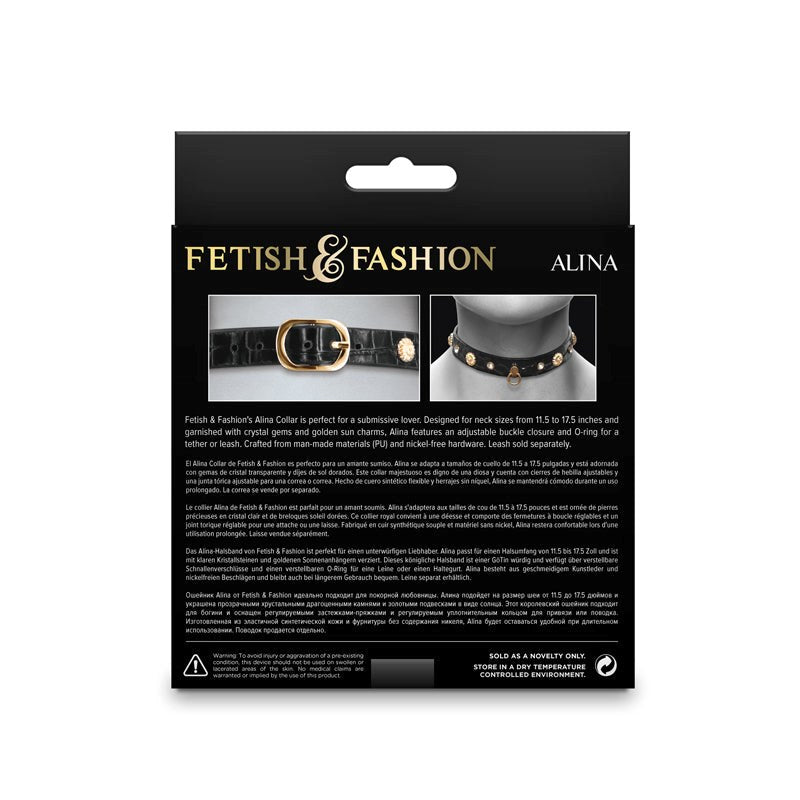 Fetish & Fashion Alina Submissive Collar - Elevate Your BDSM Experiences Collars and Leads