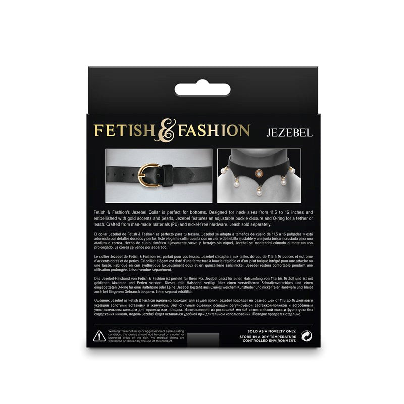 Jezebel Collar - Elevate Your Style with Fetish & Fashion Collars and Leads