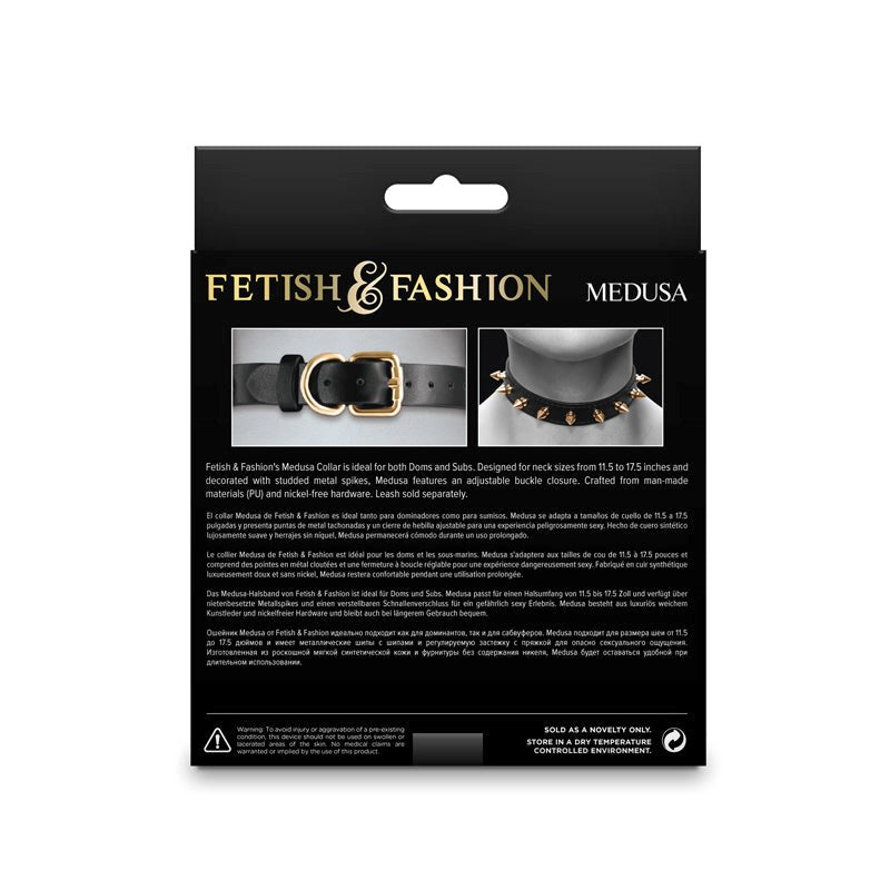 Fetish & Fashion - Medusa Collar - Comfort, Style, Versatility Collars and Leads