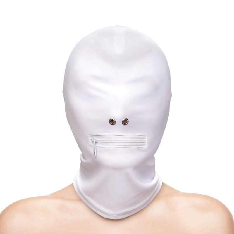 NS Novelties Zippered Mouth Hood - Ignite Unforgettable Playtime Bondage Hoods