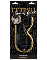 Pipedream Fetish Fantasy Gold BDSM Play Love Mask Masks And Blindfolds