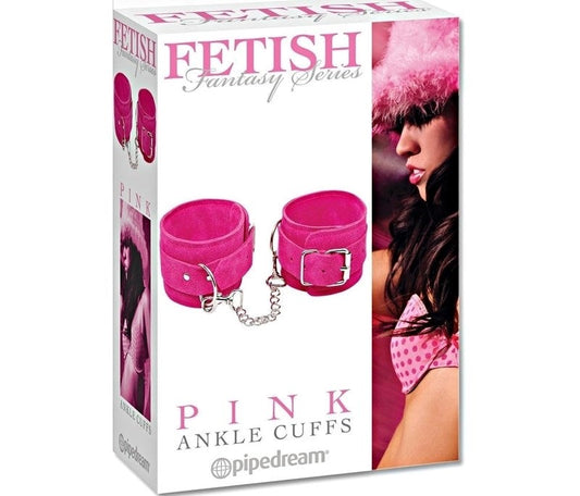 Fetish Fantasy Series BDSM Play Pink Ankle Cuffs Cuffs and Restraints