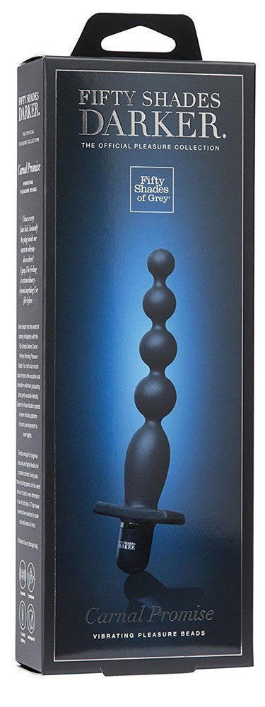 Fifty Shades Darker Carnal Promise Vibrating Anal Beads Anal Beads and Balls