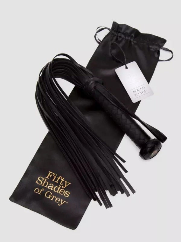 Fifty Shades Vegan Leather BDSM Flogger - Serious Pleasure Whips And Crops