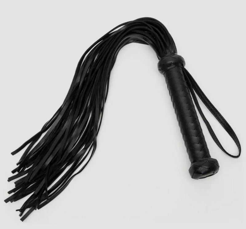 Fifty Shades Vegan Leather BDSM Flogger - Serious Pleasure Whips And Crops