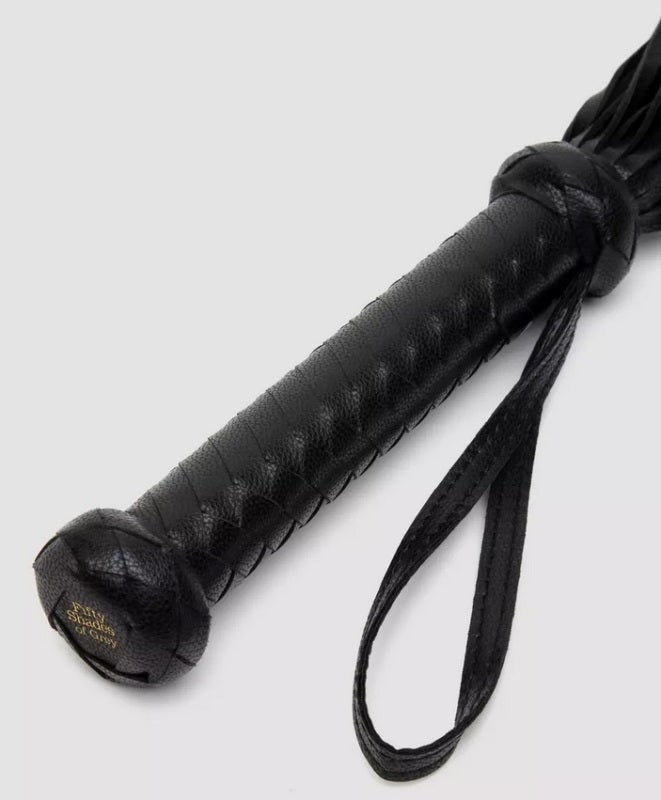 Fifty Shades Vegan Leather BDSM Flogger - Serious Pleasure Whips And Crops