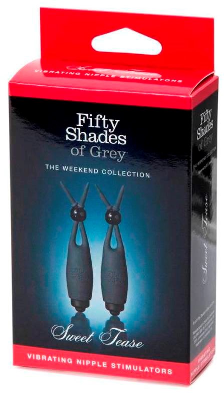 Fifty Shades of Grey Sweet Tease Vibrating Nipple Stimulators Nipple and Clit Clamps