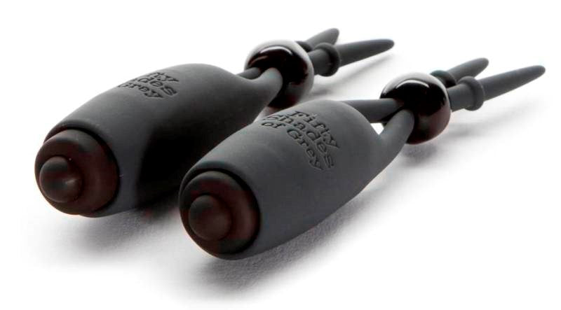 Fifty Shades of Grey Sweet Tease Vibrating Nipple Stimulators Nipple and Clit Clamps