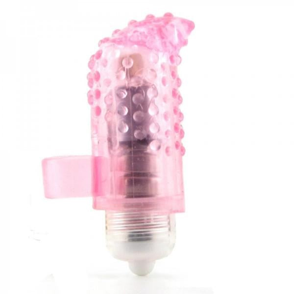 Frisky Fingers Light Up Pink Finger and Tongue Vibrators