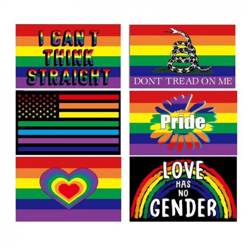 Gay Pride LGBT Waving Flag Party Gifts and Novelties