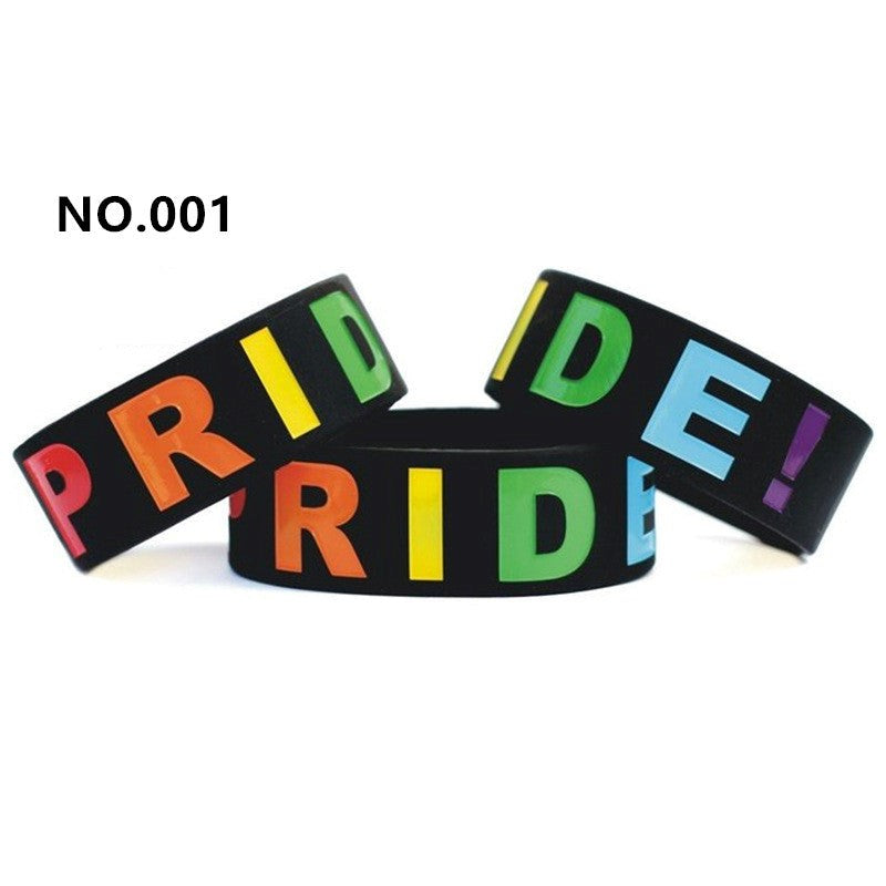 Gay Pride Silicone Bracelet Party Gifts and Novelties