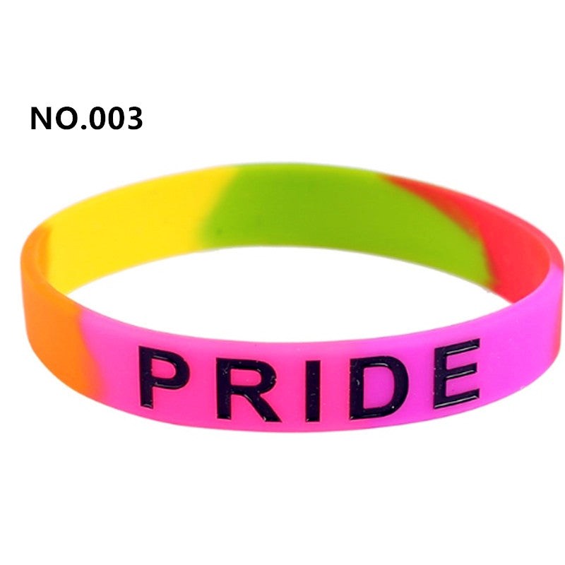 Gay Pride Silicone Bracelet Party Gifts and Novelties