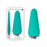 Gender X O-CONE Blue - Rechargeable Waterproof Vibrator Bullet Vibrators