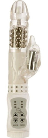CalExotics Girl's Best Friend Diamond Dolphin Vibe Rabbit Vibrators