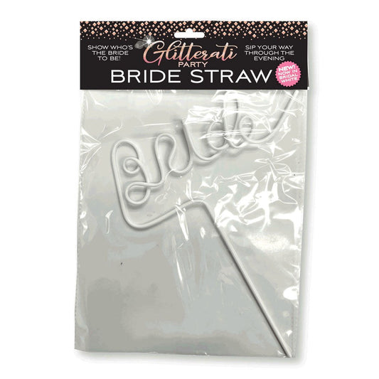 Radiant Reusable Straw - Glitterati Bride Edition Bachelorette and Bucks