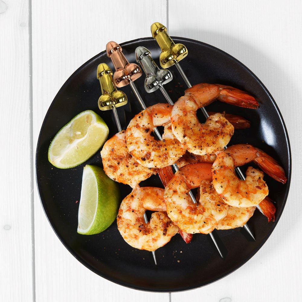 Sparkling Appetizer Picks - Glitterati Hors d'Oeuvre Delight Bachelorette and Bucks