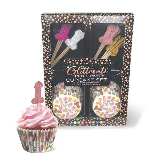 Glitterati - Penis Party Cupcake Set - Sex Games, Coupons and Tricks
