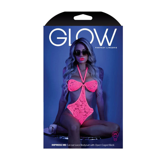 Glow Impress Me Bodysuit - Limited Edition Glamour Babydolls and Chemises