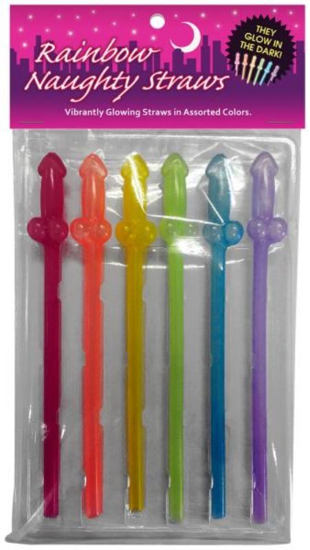 Glow in the Dark Rainbow Naughty Straws Sex Games, Coupons and Tricks