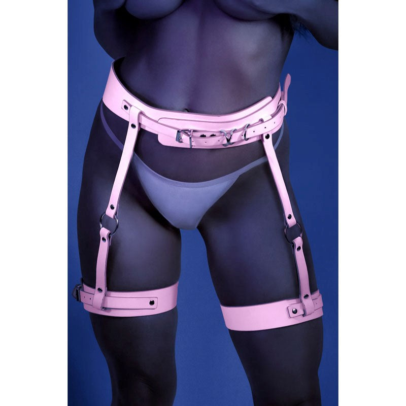 Luminous Leg Harness - Unleash Your Radiant Style Her Fetish