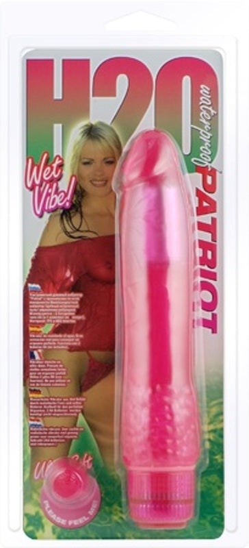 H20 Patriot Waterproof Vibe Pink G-Spot Vibrators