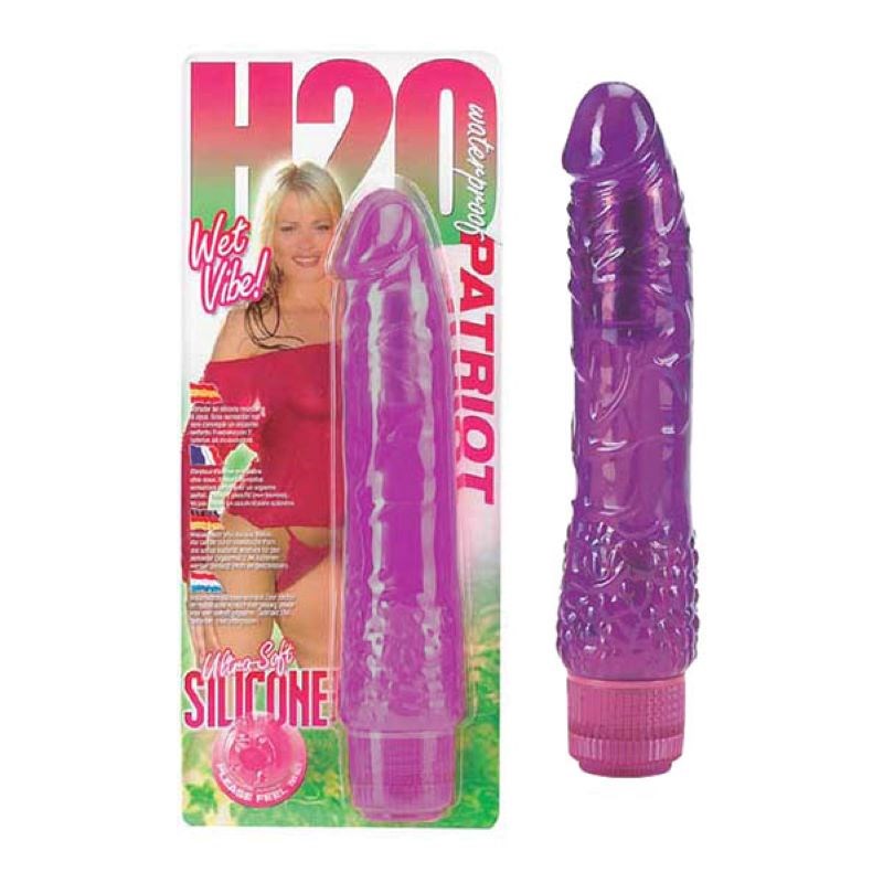 H2O Patriot - 8 Inch Vibrator G-Spot Vibrators