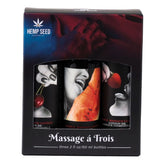 Hemp Seed Edible Massage A Trois Sex Pheromones and Perfumes