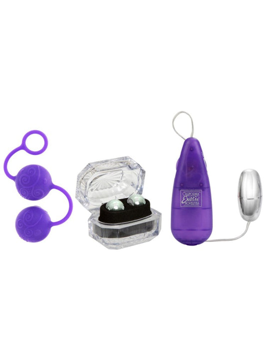 California Exotics Her Kegel Exercisers Sex Kit - Love Eggs and Kegel Exercisers