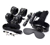 Indulge in Sensual Exploration - BDStyle Hogtie Fur Lined Body Restraints Set Bondage Kits