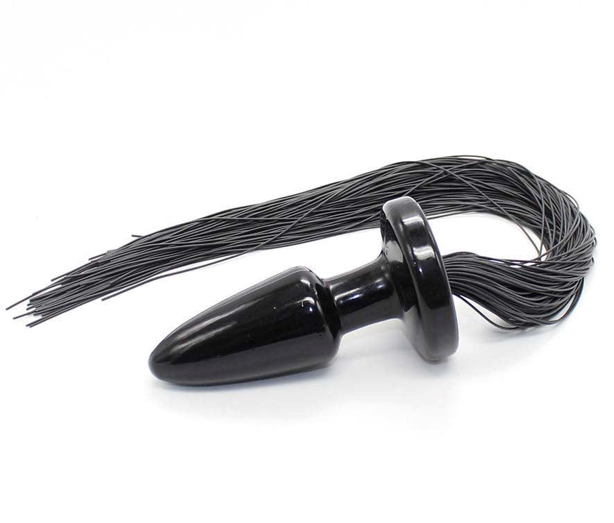 Horse Soft Rubber Tail Anal Plug Steel Sex Toys