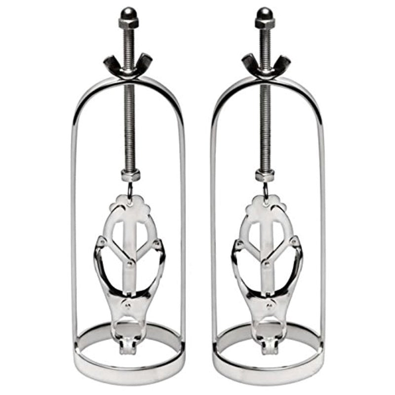 Sensual Exploration Kit - Immobilizer Nipple Clamp and Stretcher - Breast and Nipple Toys
