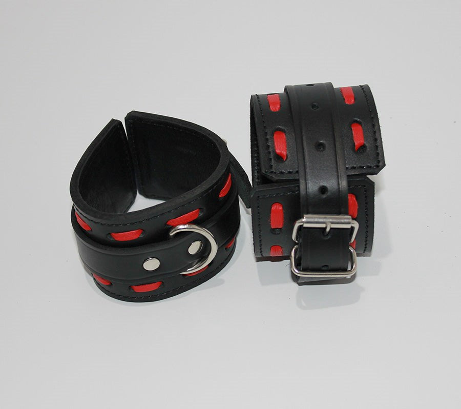Luxurious Infernal Restraint Wrist Cuffs by Hell's Couture Cuffs and Restraints