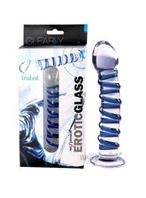 Izabal Swirly Glass Dildo Glass Sex Toys