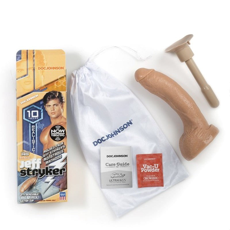 Doc Johnson Jeff Stryker Realistic Vibrating Cock Realistic Dildos