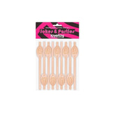 Jokes + Parties Original Pussy Straws - 9 Pack Bachelorette and Bucks