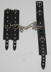 JTs Stockroom Neck & Wrist Restraints on Connecting Chain Cuffs and Restraints