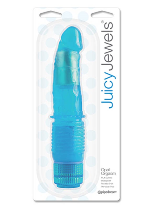 Pipedream Juicy Jewels Opal Orgasm Vibrating Dong Waterproof Vibrators