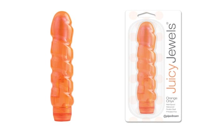 Pipedream Juicy Jewels Orange Onyx Waterproof Vibrator Waterproof Vibrators