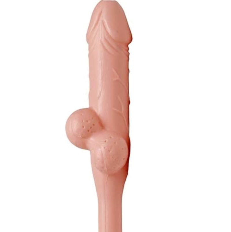 Pipedream Jumbo Pecker Penis Shape Sipping Straw Single Party Gifts and Novelties