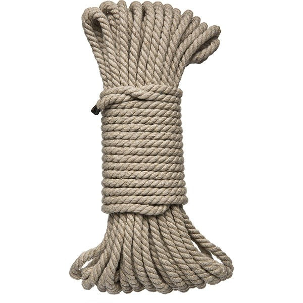 Kink Bind And Tie Hemp Bondage Rope Natural 50 Feet Cuffs and Restraints