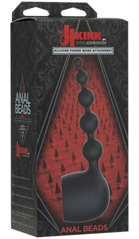 Kink Silicone Wand Attachment - Graduated Beads for Customized Ecstasy Body Wands