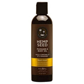 Earthly Body Scented Hemp Seed Massage and Body Oil 237 ml Massage Oils and Lubricants