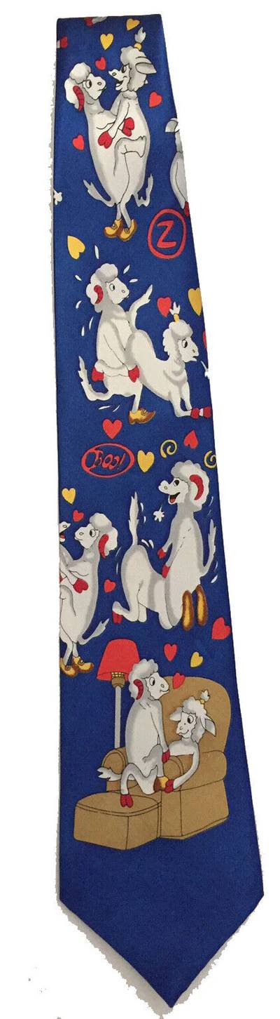 Fck F*cking Sheep Sex Position Unique Novelty Fun Birthday Gag Gift Tie Party Gifts and Novelties