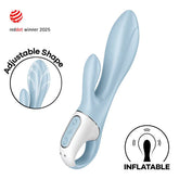 Satisfyer Air Pump Bunny 1 Inflatable Rabbit Vibrator Blue Rabbit Vibrators