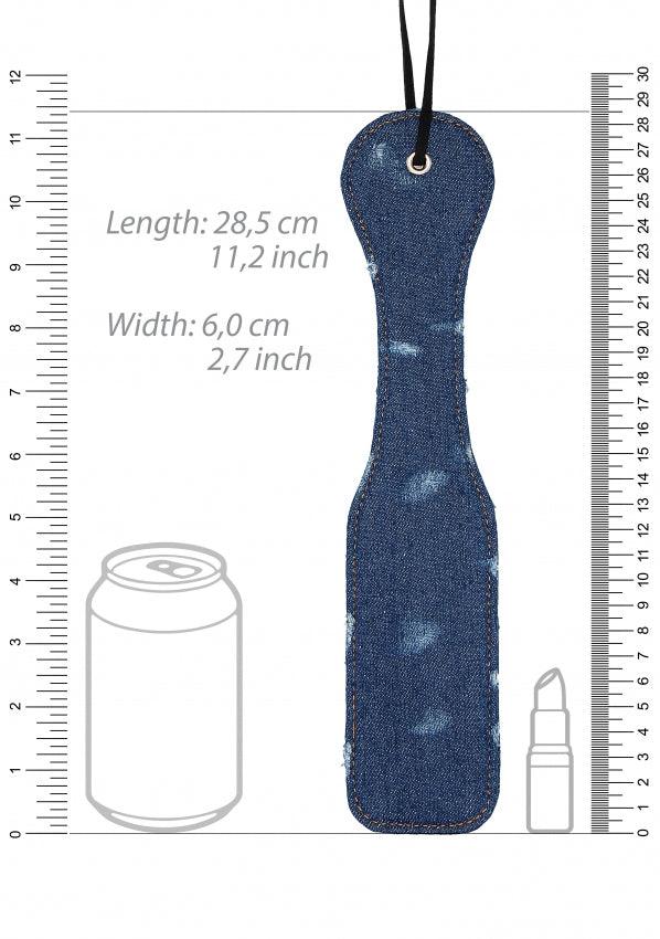 Shots Toys Roughend Denim Style BDSM Paddle Paddles And Slappers