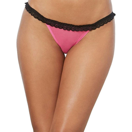 Dreamgirl Lingerie Stretch Mesh Closed Crotch Sexy Panty L - G-Strings, Panties and Shorts
