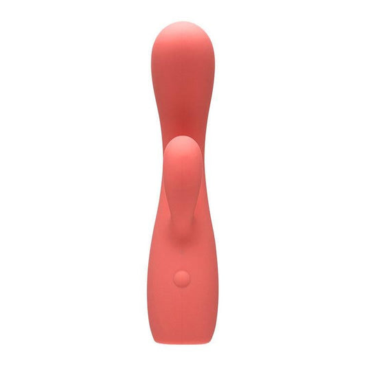 Adam & Eve GROOVY GLOW-UPS Curvie Rechargeable Rabbit Vibe - Rabbit Vibrators