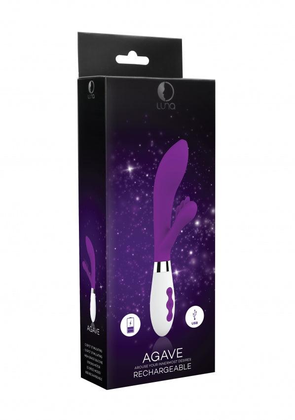 Shots Luna Agave USB Rechargeable Flexible Rabbit Massager - Rabbit Vibrators