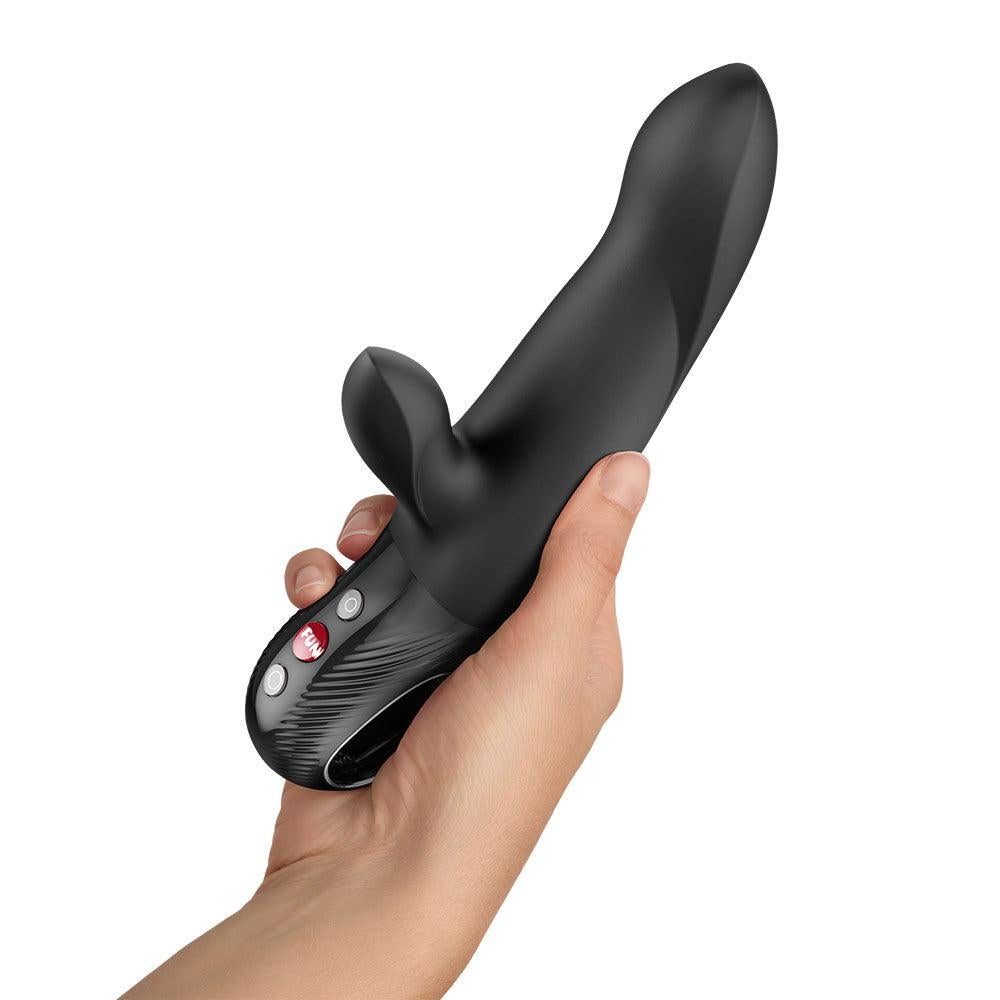 Fun Factory BI STRONIC ARC Thrusting Rabbit Vibrator Black Rabbit Vibrators