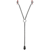 Kink Tug Adjustable Silicone Nipple Clips - Hands-Free BDSM Delight Breast and Nipple Toys